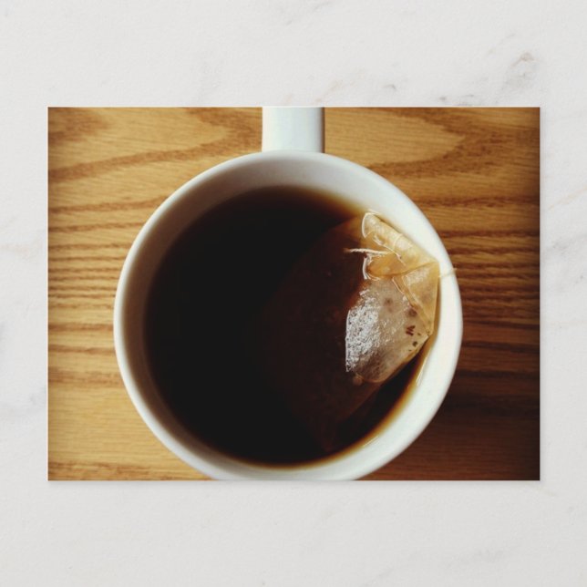 Postal Té matutino (Anverso)