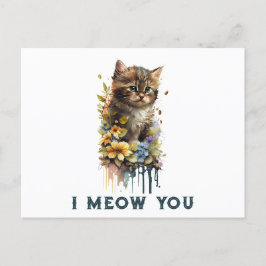 Postal Te maullido gatito