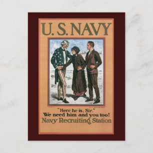 Postal Te Necesitamos En La Segunda Guerra Mundial