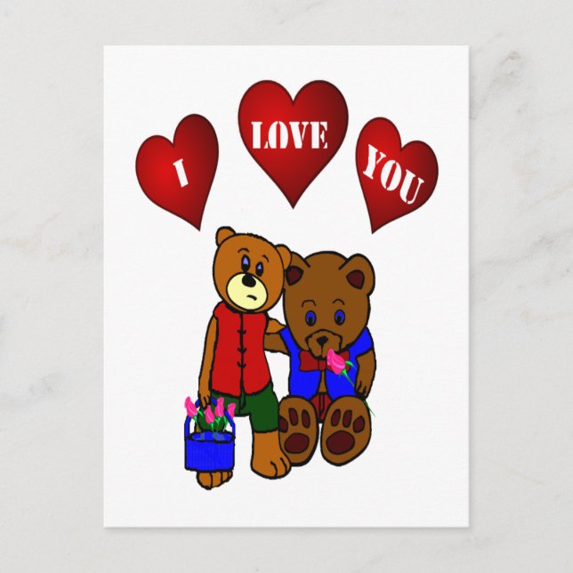 POSTAL TE QUIERO (Anverso)