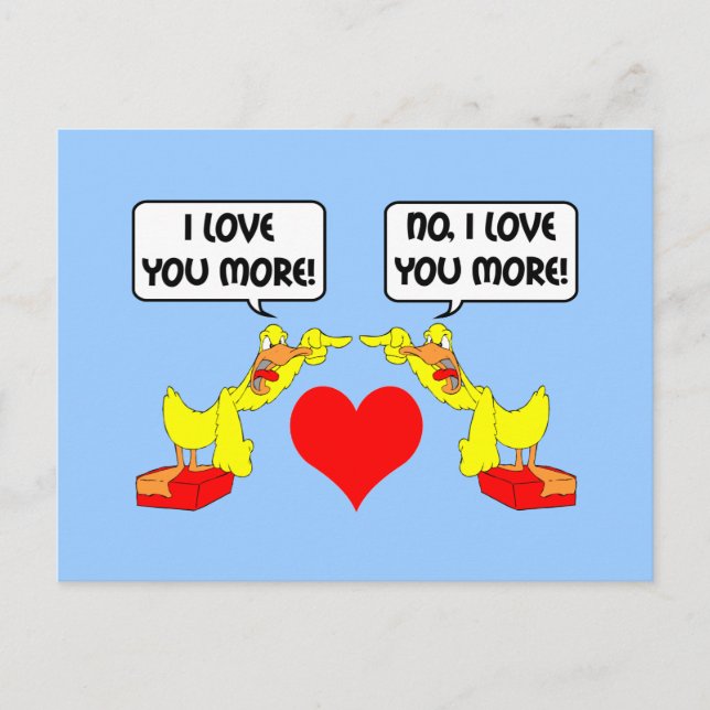 Postal Te quiero más (Anverso)