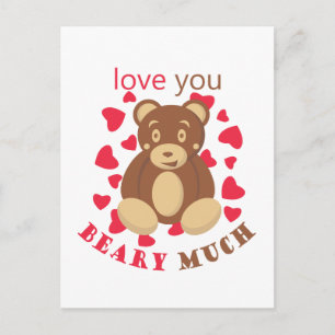 Postal Te quiero mucho en el Día de San Valentín