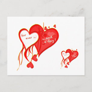 POSTAL TE QUIERO POR SIEMPRE Y UN DÍA CORAZÓN