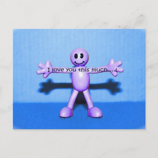 Postal ¡¡¡Te quiero tanto!!! (Anverso)