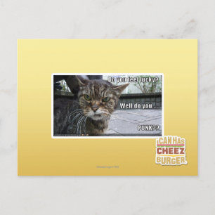 Postal ¿Te sientes afortunado?