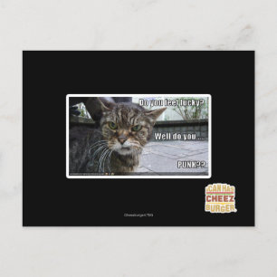 Postal ¿Te sientes afortunado?