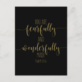 Postal Te Temes Con Temor Y Maravilla, Salmo 139:14