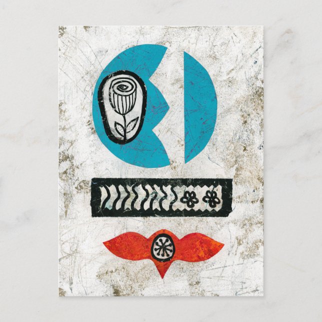 Postal Te Trajo Una Postcarta De Flores (Anverso)