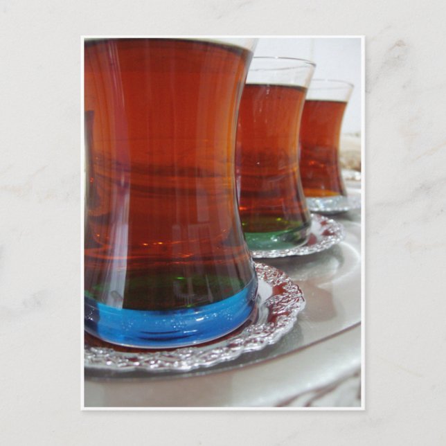 Postal Té turco (Anverso)