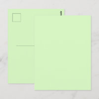 Té Verde Pastel Color Sólido Hoja