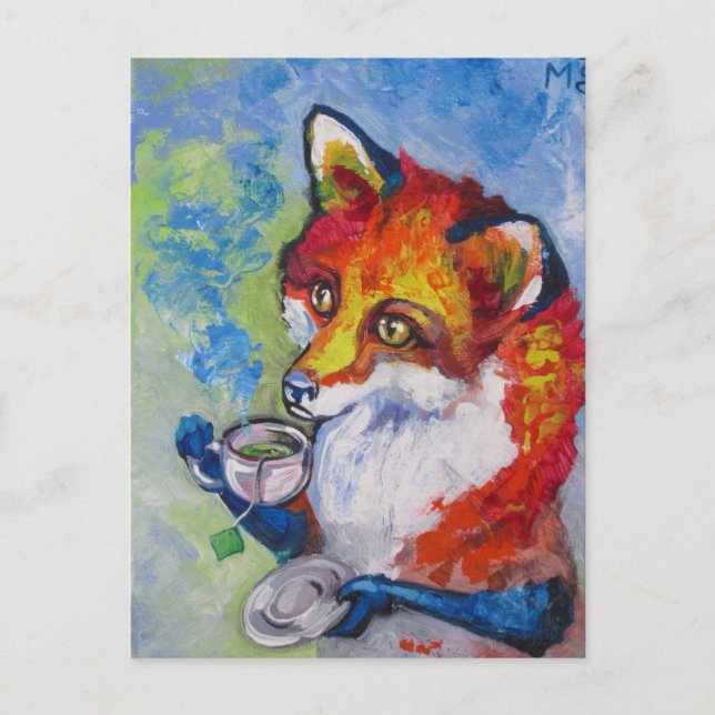 Postal Tea Fox (Anverso)