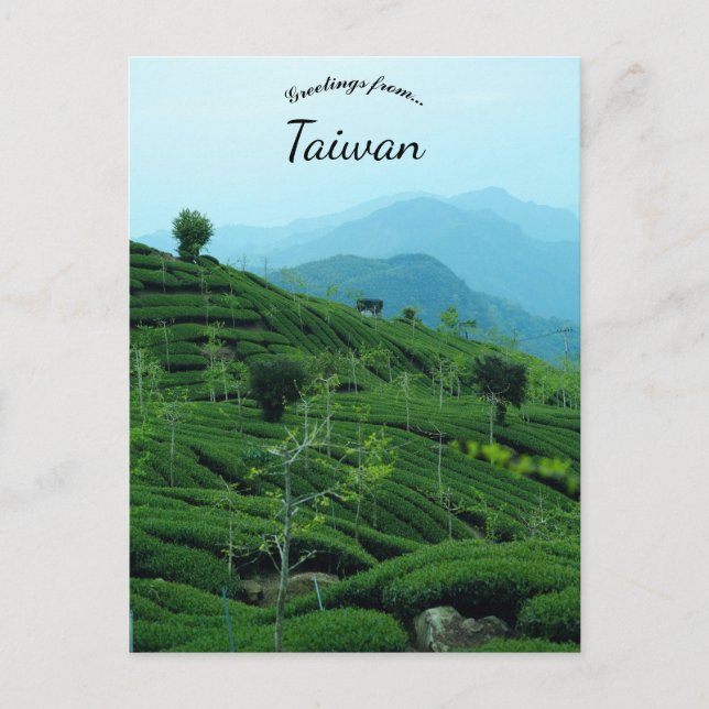 Postal Tea Plantation in Taiwan (Anverso)
