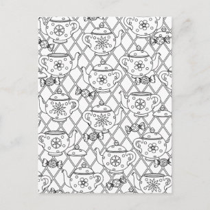 Postal Tea Pot Doodle