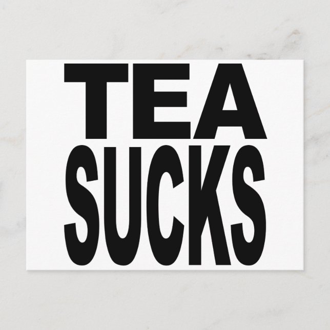 Postal Tea Sucks (Anverso)
