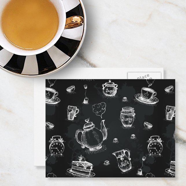 Postal Tea Time Black (Subido por el creador)