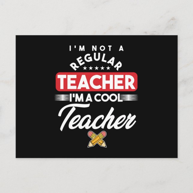 Postal Teacher Mentor Educator Professor Profession Im No (Anverso)