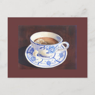 Postal Teacup con Teabag