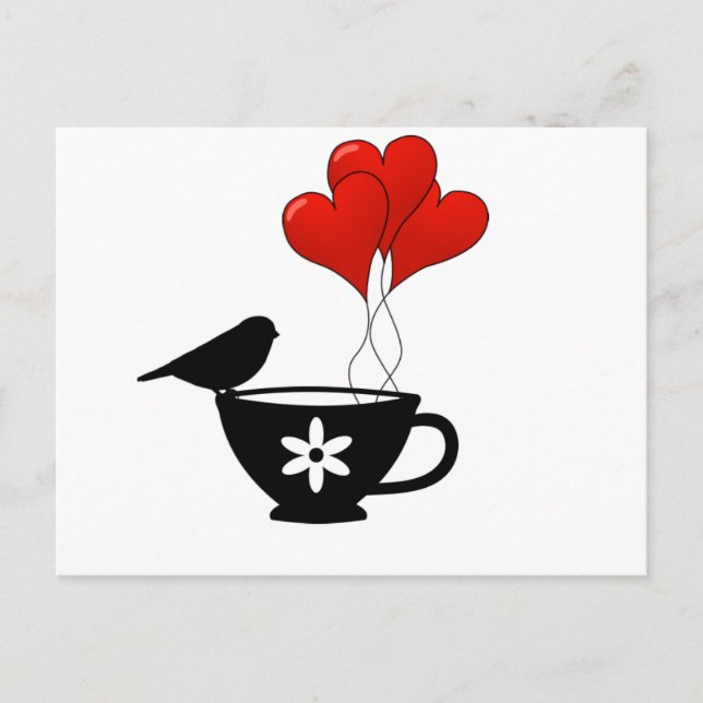 Postal Teacup of Hearts (Anverso)
