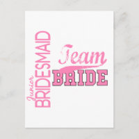 Team Bride 1 JUNIOR JR BRIDESMAID