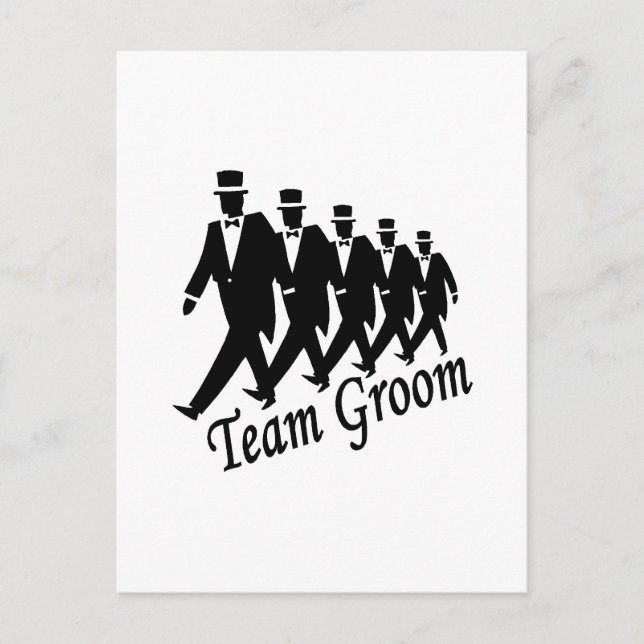 Postal Team Groom Groomsmen (Anverso)
