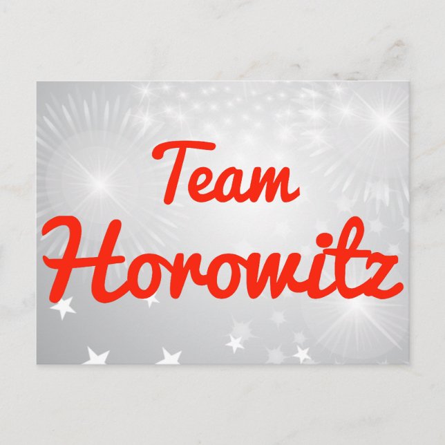 Postal Team Horowitz (Anverso)