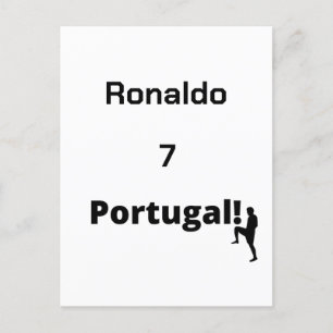 Postal Team Portugal Soccer, tu nombre y número