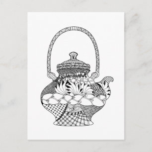 Postal Teapot Doodle