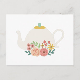 Postal Teapot floral