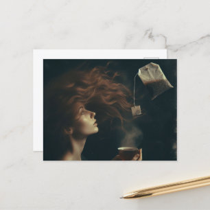 Postal Teatime surrealista