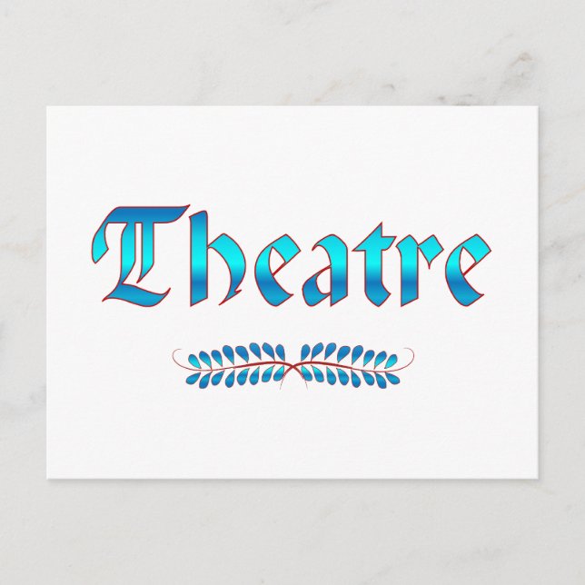 POSTAL TEATRO (Anverso)