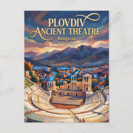Postal Teatro Antiguo de Plovdiv Bulgaria