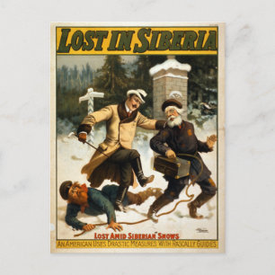 Postal Teatro antiguo perdido en Siberia