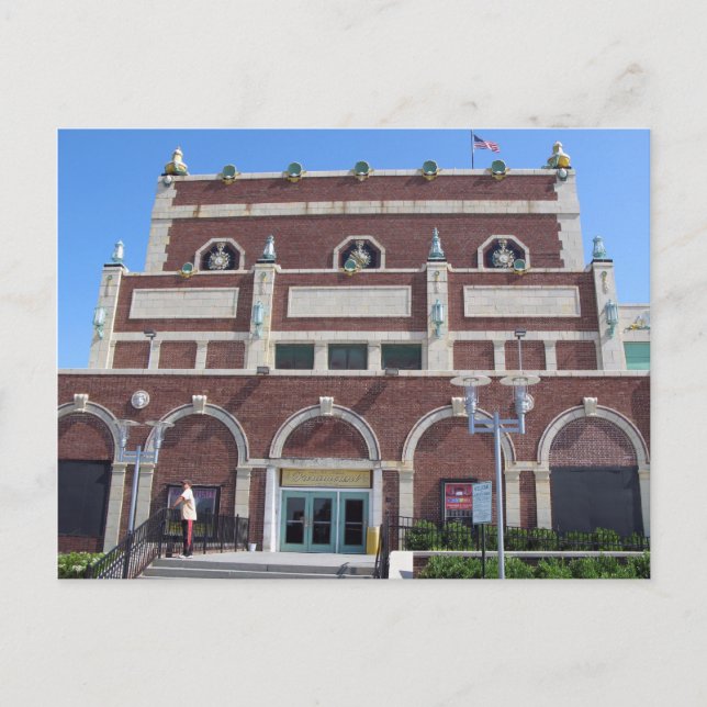 Postal Teatro Asbury Park Paramount (Anverso)
