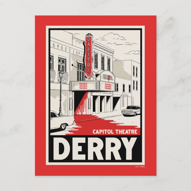 Postal Teatro Capitolio de Derry (Anverso)