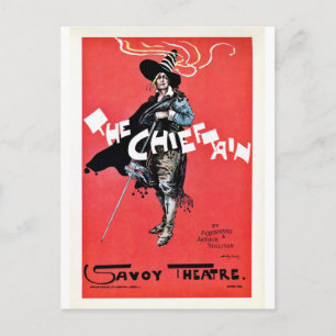 Postal Teatro Chieftain Vintage Savoy