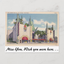 Postal Teatro chino, Hollywood, California