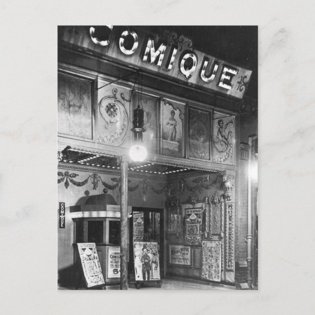 Postal Teatro Comique (Anverso)