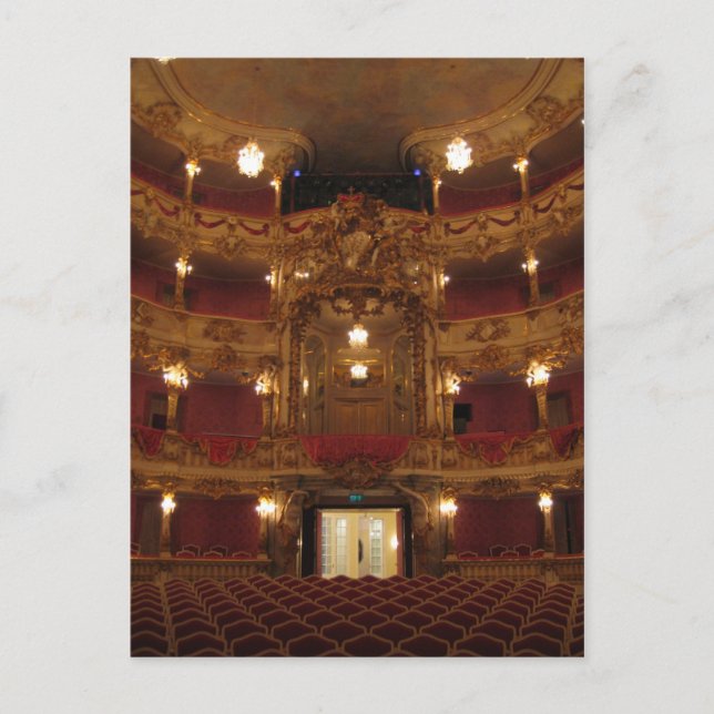 Postal Teatro Cuvilliers (Anverso)