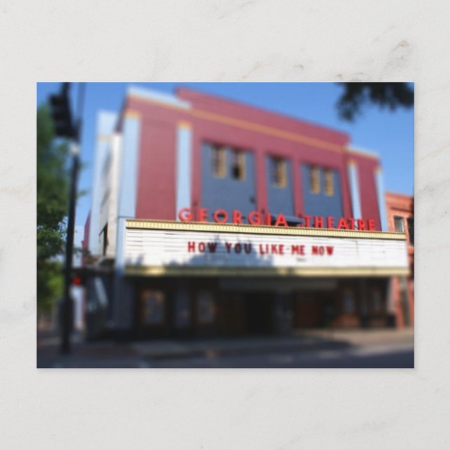 Postal Teatro de Georgia (Anverso)