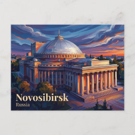 Postal Teatro de Ópera y Ballet de Novosibirsk Rusia