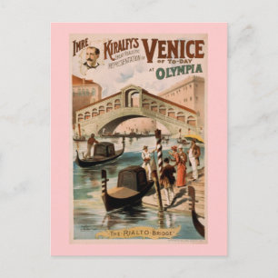 Postal Teatro de Venecia de hoy