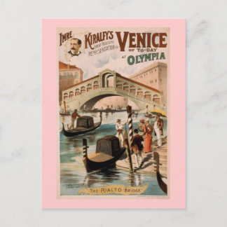 Postal Teatro de Venecia de hoy
