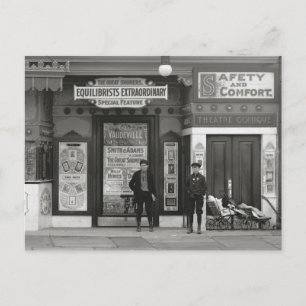 Postal Teatro de vodevil, 1910