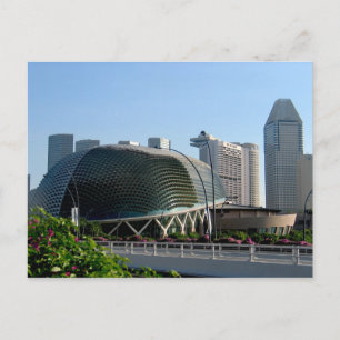 Postal Teatro Esplanade de Singapur