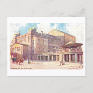 Postal Teatro Estatal Antiguo, Dortmund, Alemania