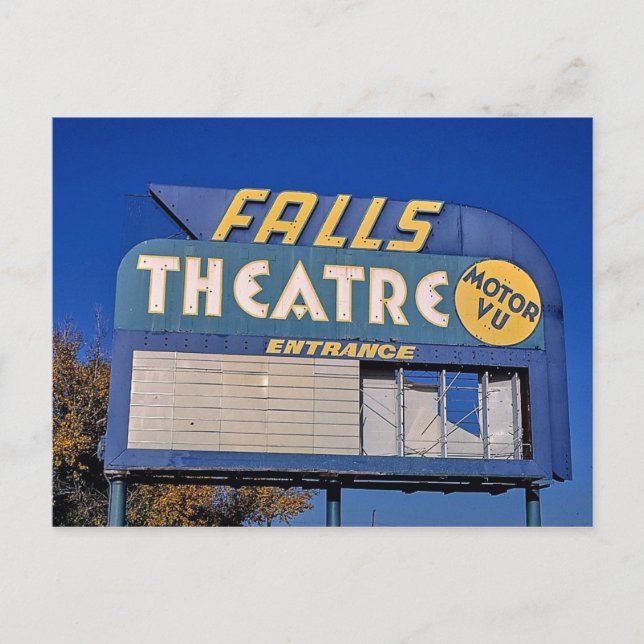 Postal Teatro Falls, Great Falls, Montana (Anverso)