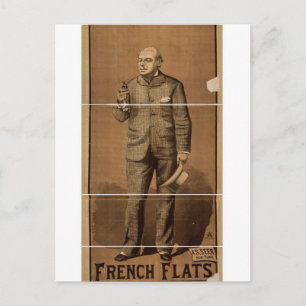 Postal Teatro Flats Vintage de Francia