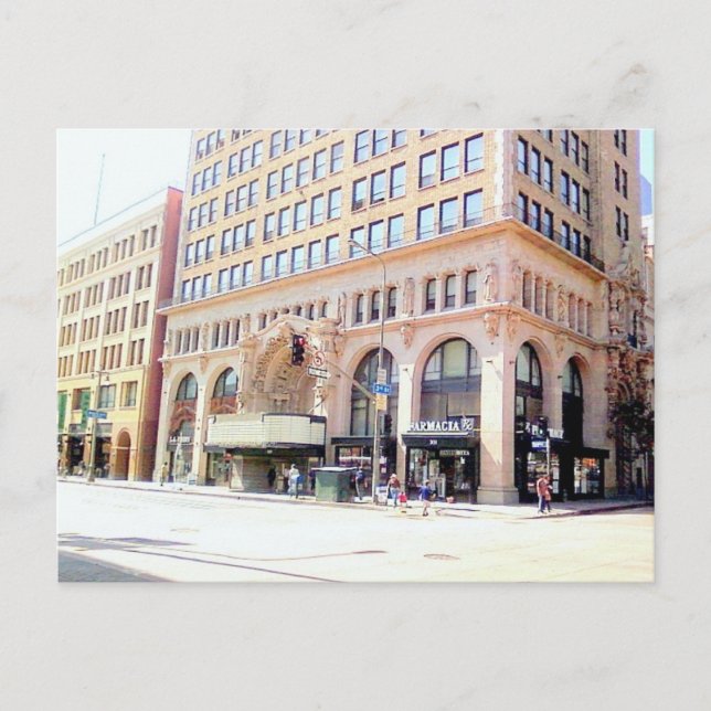 Postal Teatro histórico de Million Dollar (Anverso)