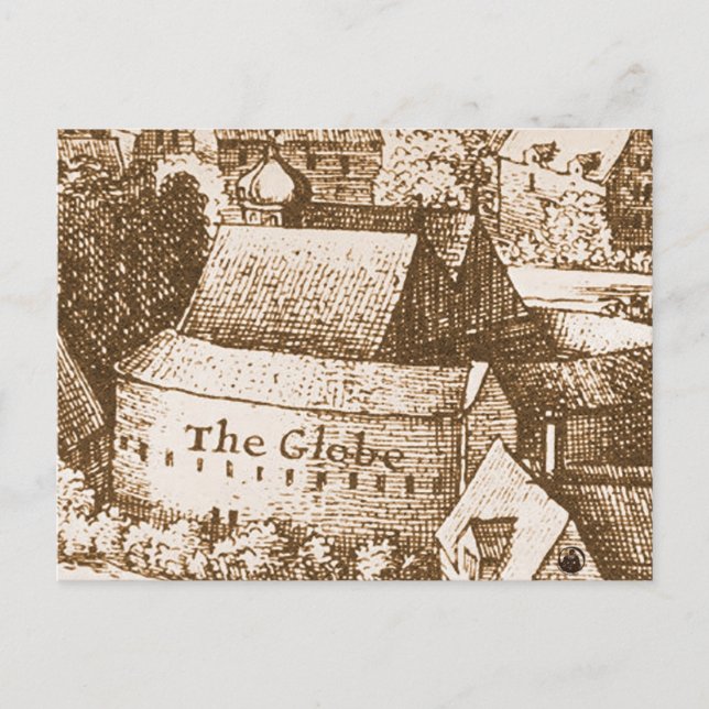 Postal Teatro Hollar de Globe (Anverso)