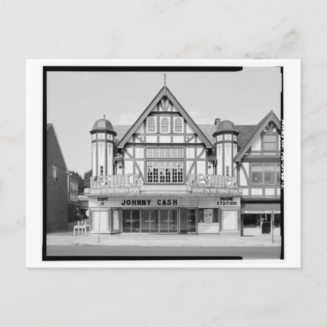 Postal Teatro Keswick, Glenside, Foto PA (Anverso)